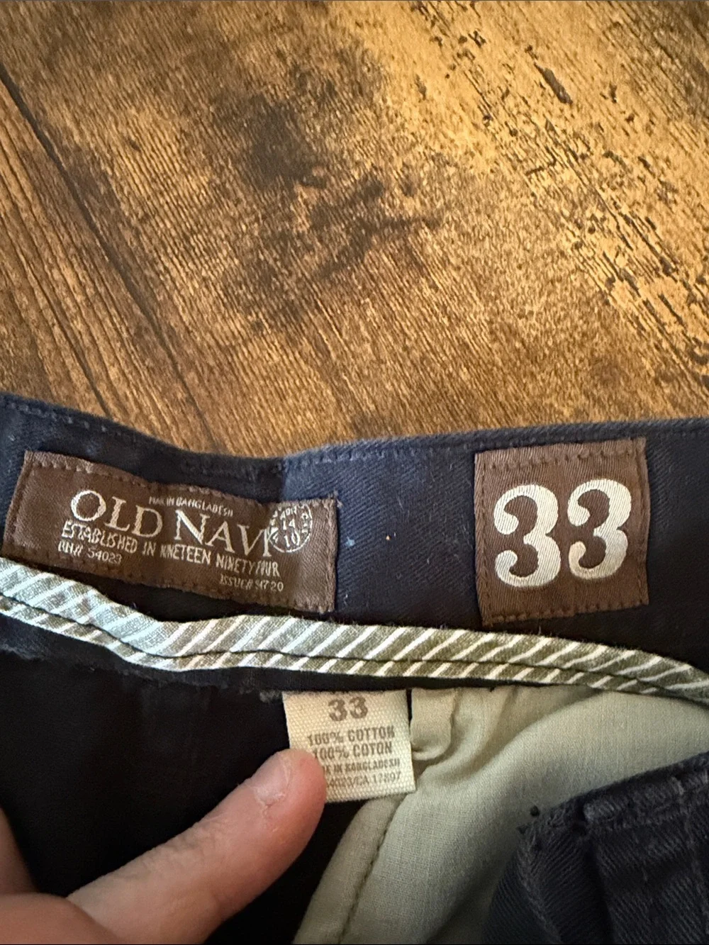 Old Navy Navy Blue Cargo Shorts with Multiple Pockets size 33